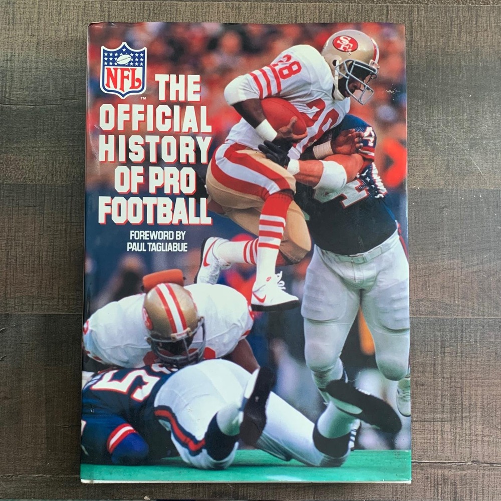 NFL Official History of Pro Football‎ 1990 Hardcover Riffenburgh Clary